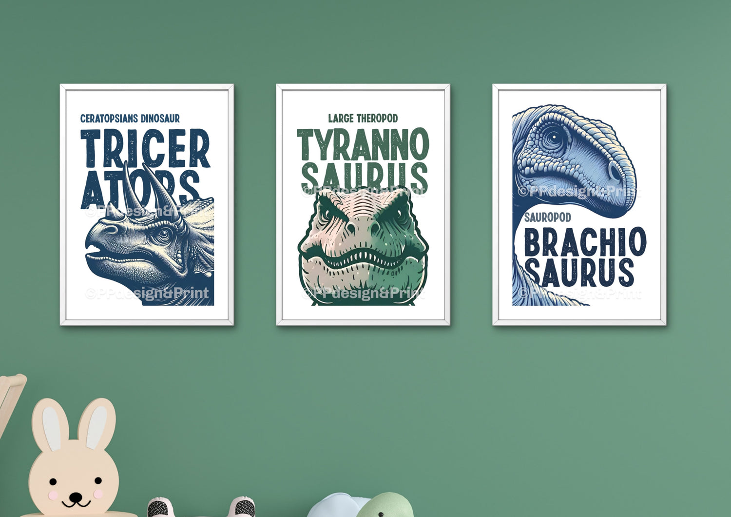 Set of 3 art prints and posters