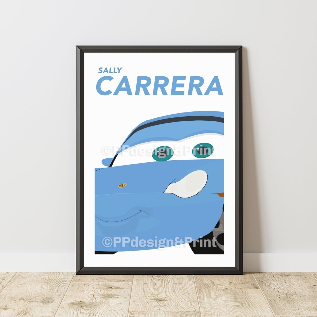 Cars Sally Carrera Art Print