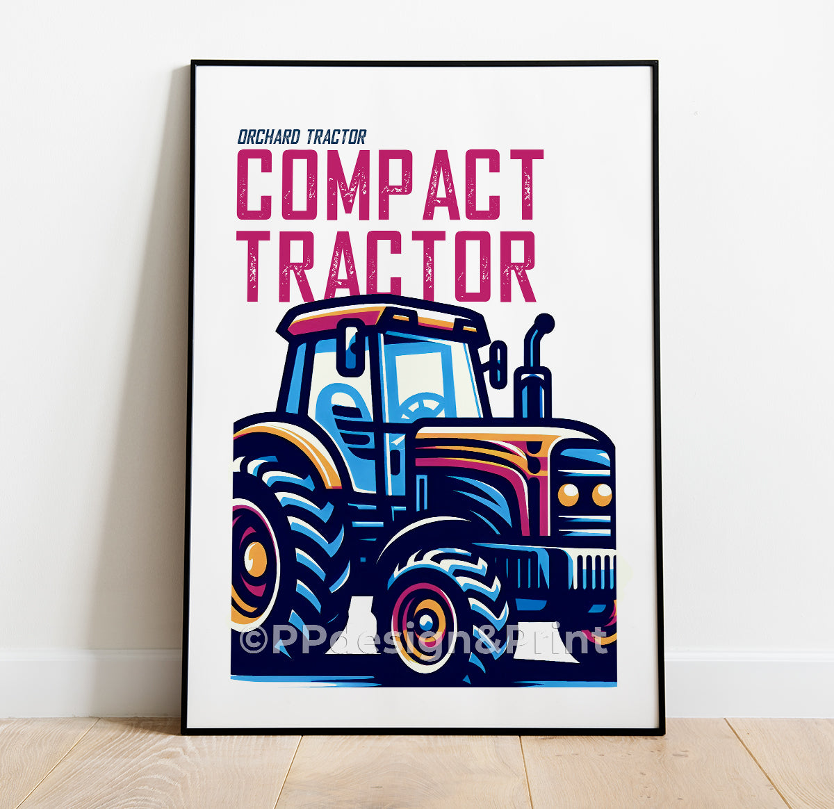 Compact Tractor Art Print