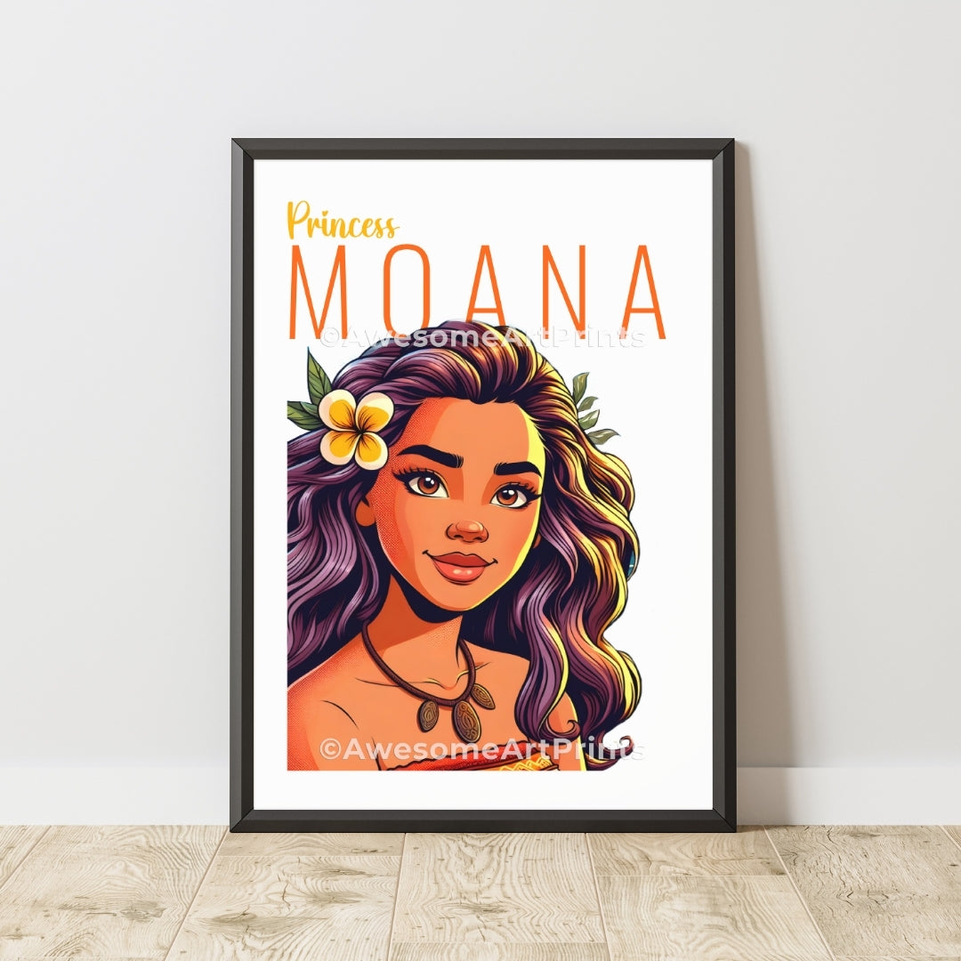 Popular Princess Moana Art Print