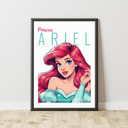 Popular Princess Ariel Art Print