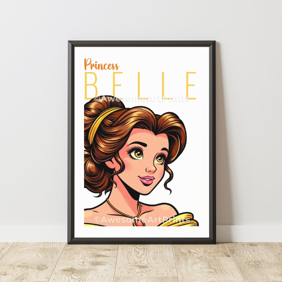 Popular Princess Belle Art Print