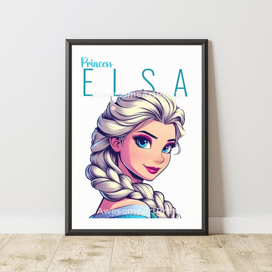 Popular Princess Elsa Art Print