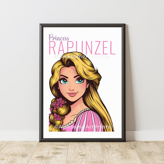 Popular Princess Rapunzel Art Print