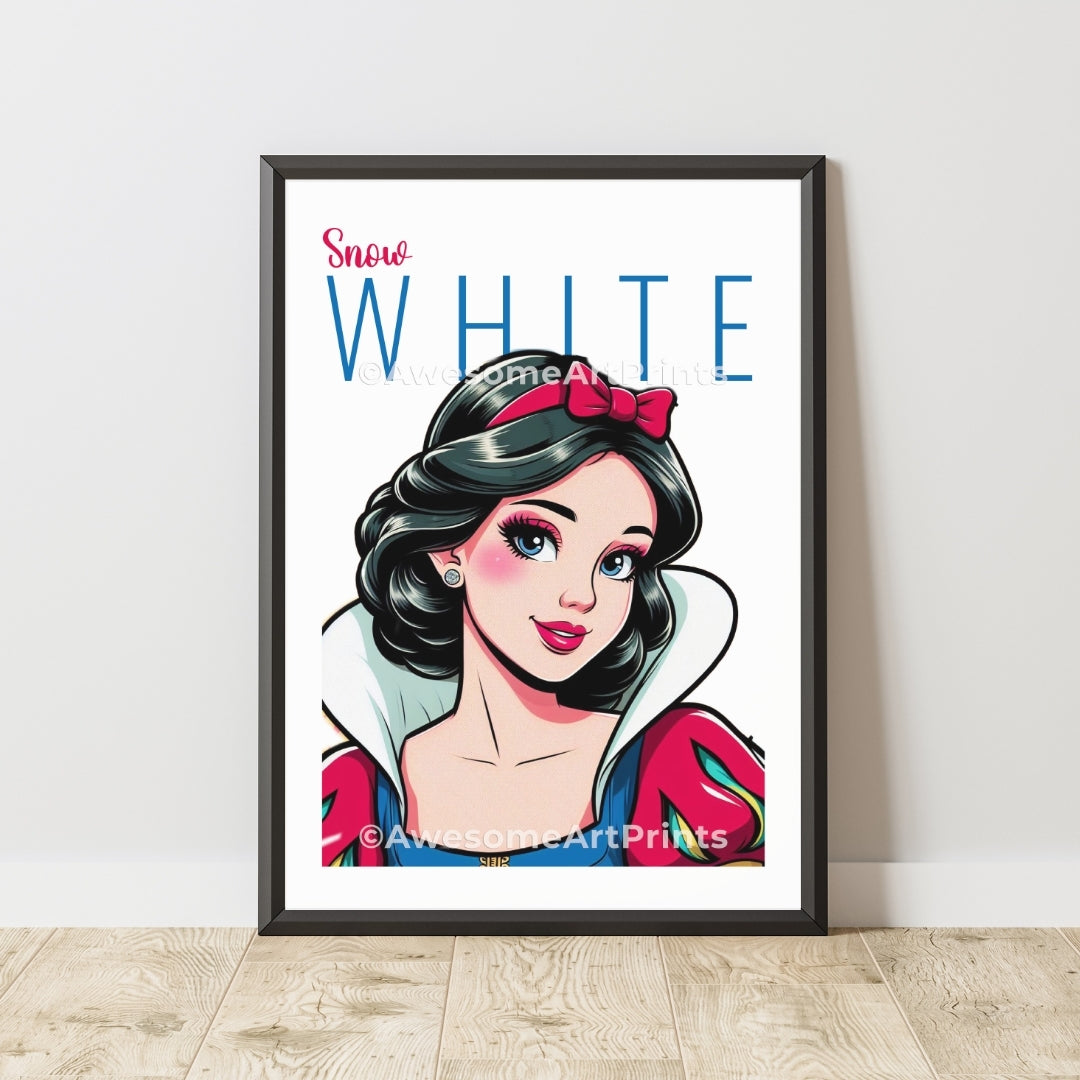 Popular Princess Snow White Art Print