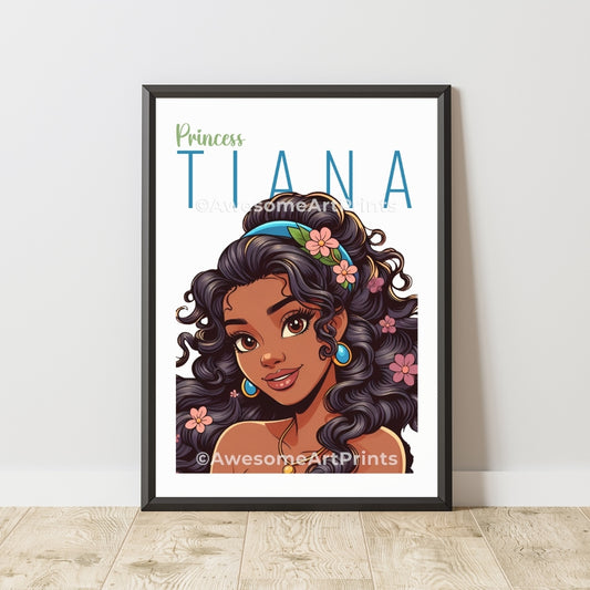 Popular Princess Tiana Art Print