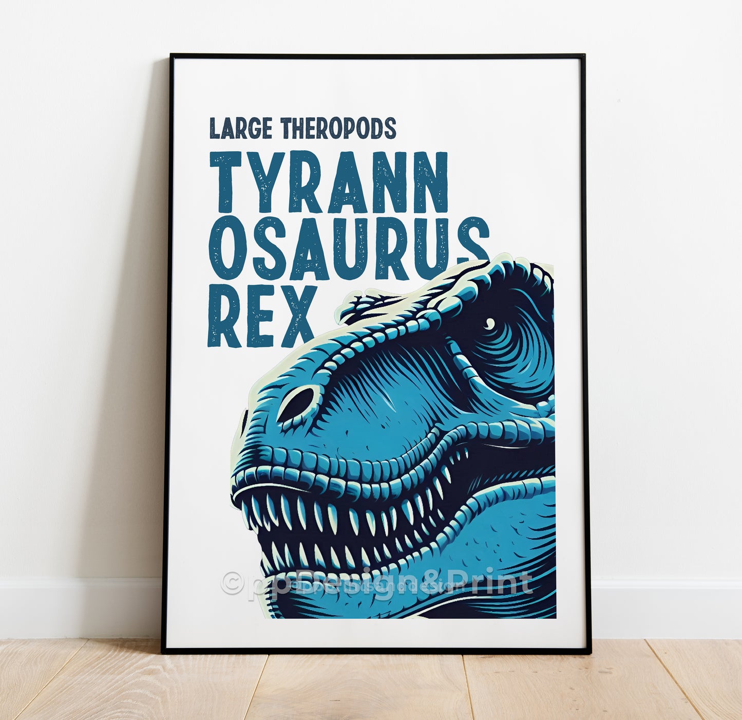 Tyrannosaurs Rex Dinosaur Art Print