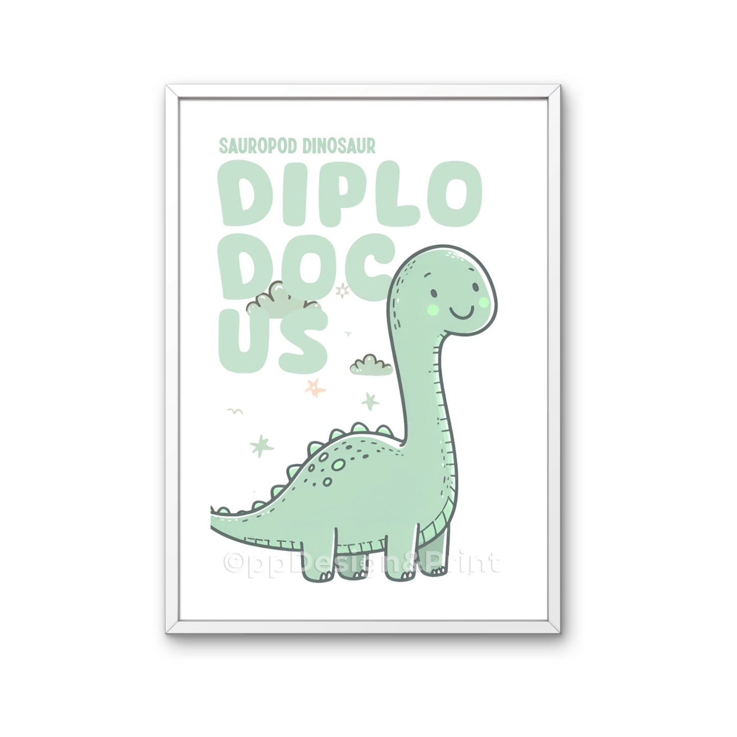 Dinosaur Nursery Prints Set of 3