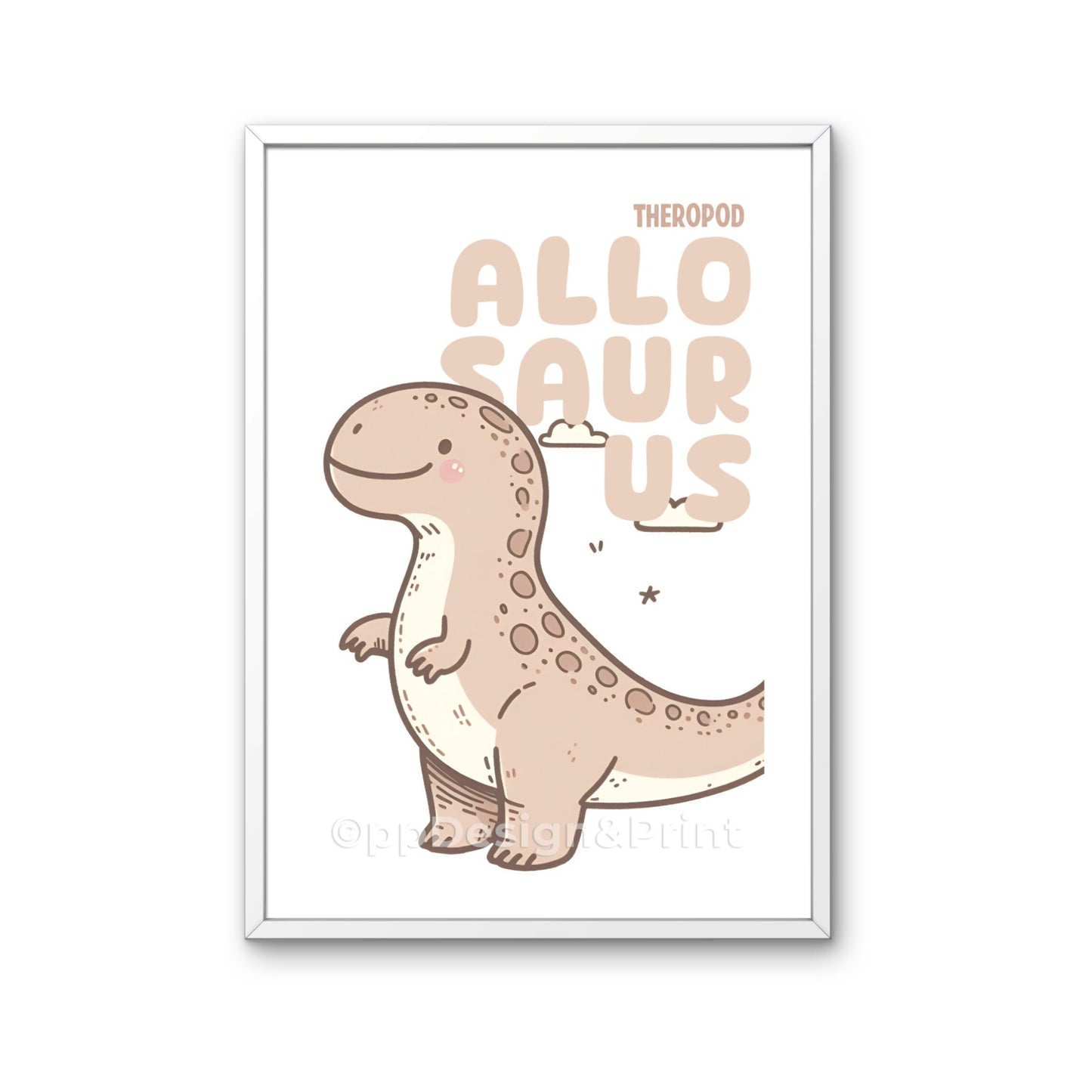 Dinosaur Nursery Prints Set of 3