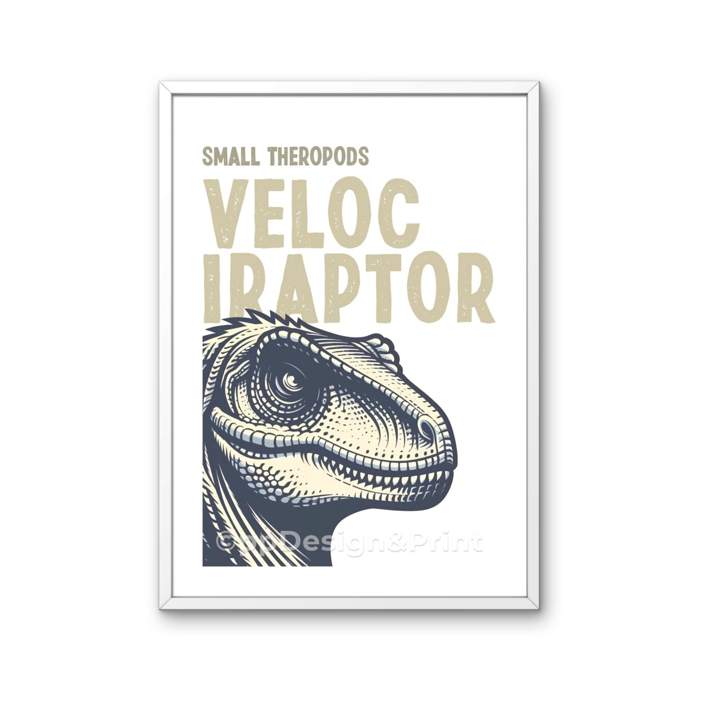 Dinosaur boys room prints Set of 4