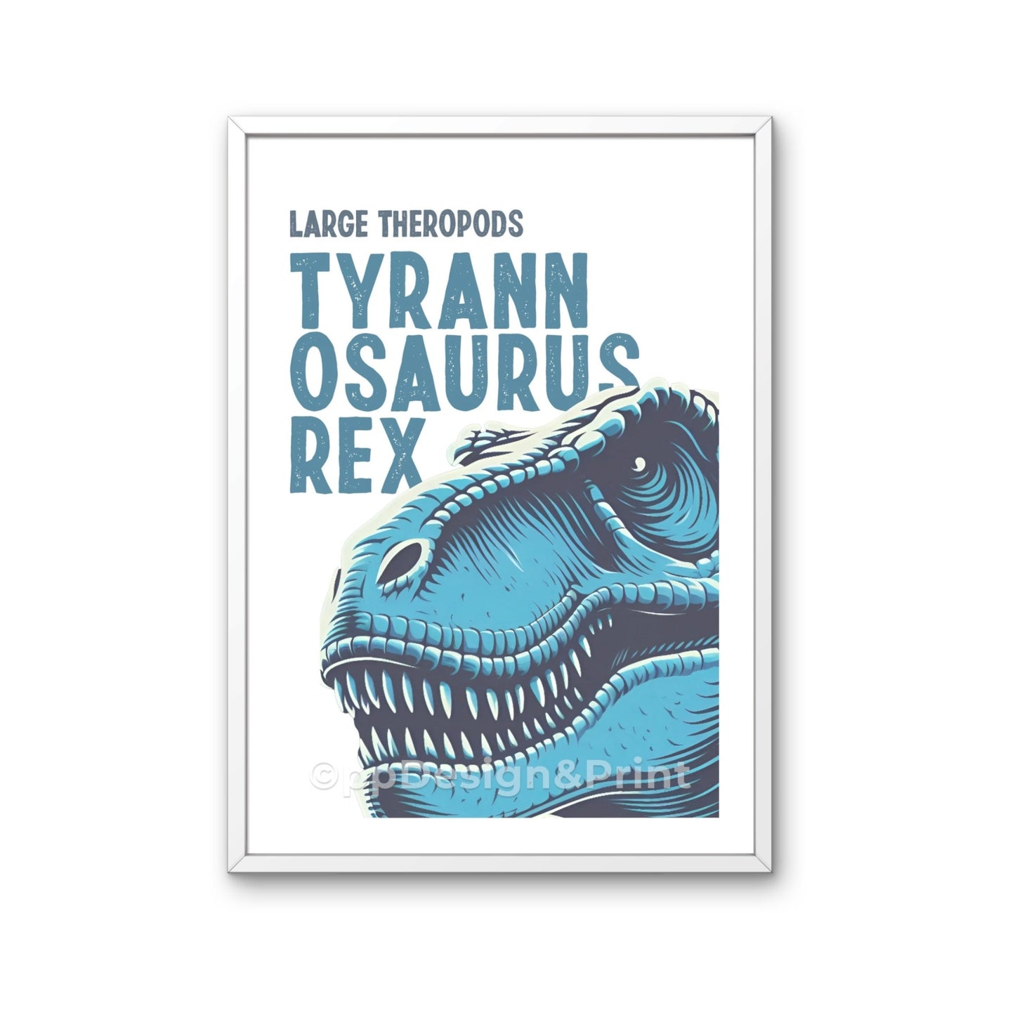 Dinosaur boys room prints Set of 4